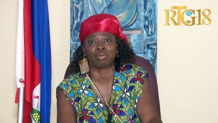 Prezidan RAMSA Jocelyne Jean-Louis drese yon tablo sonb sou sityasyon madan sara yo.