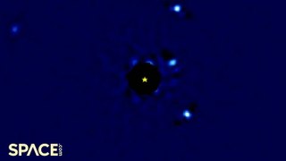 Time-Lapse Of Four Large Exoplanets Orbit A Star In 12-Years