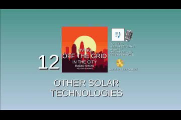12 Other solar technologies