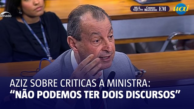 Aziz: Queria ver esse discurso quando Pazuello e Queiroga eram ministros da saúde