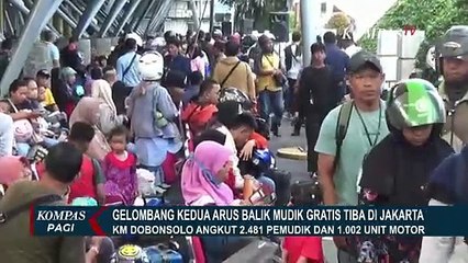 Gelombang Kedua Arus Balik, 2.481 Pemudik Tiba di Tanjung Priok Jakarta