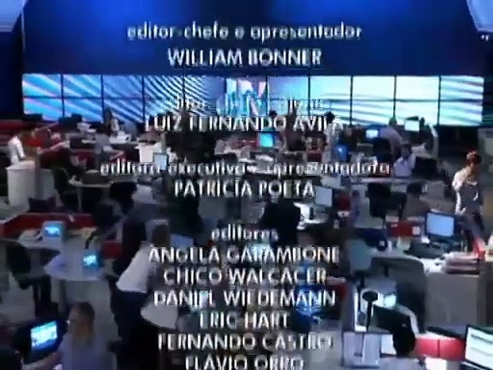 Encerramento Jornal Nacional e Início Avenida Brasil (17/09/2012) (SIMULAÇÃO)