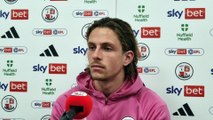 Crawley striker Danilo Orsi after his 20th goal of the season ensured a 1-1 draw with Barrow