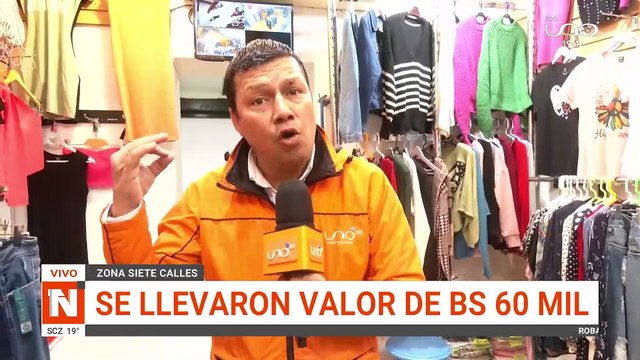 tienda sufrió robo de prendas