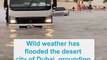 Desert city of Dubai floods with year's rainfall total in one day