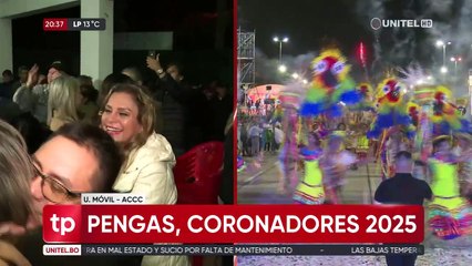 ​La comparsa Pengas son los coronadores del carnaval cruceño 2025 