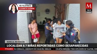 Localizan con vida a 7 menores reportadas como desaparecidas en Michoacán