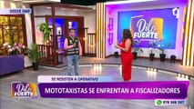 Mototaxistas y fiscalizadores de SMP se enfrentan durante operativo contra el transporte informal