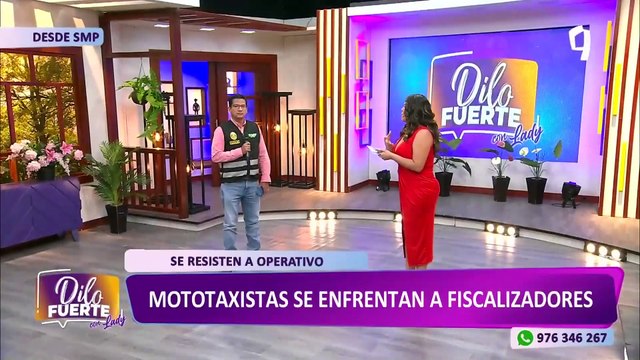 Mototaxistas y fiscalizadores de SMP se enfrentan durante operativo contra el transporte informal