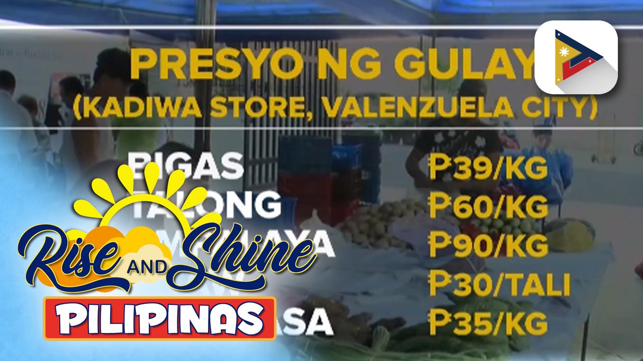 Mura at de-kalidad na mga produkto, mabibili sa Kadiwa ng Pangulo sa People’s Park sa Valenzuela City
