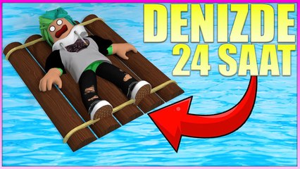 24 SAAT DENİZDE HAYATTA KALMAK | ROBLOX RAFT [ SURVIVE 7 DAYS ] | HAN KRAL EKİP