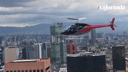 Así eran los vuelos del helicóptero que se desplomó en la CDMX