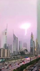 Asombrosas imágenes de lo ocurrido hoy en Dubái