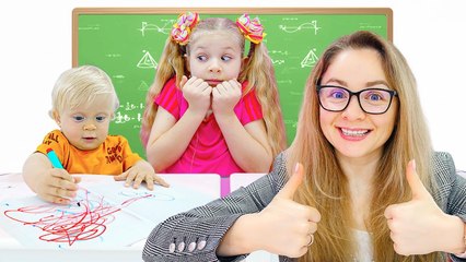 Diana and Roma show how to help each other at school