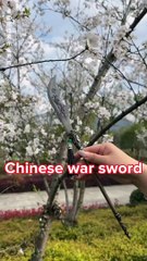 Handmade Chinese Knife out of scrap iron