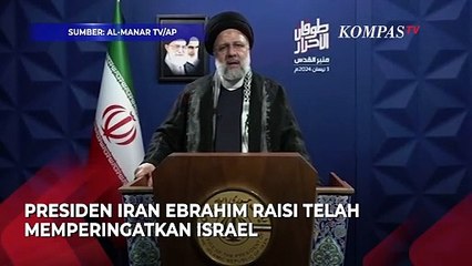 Peringatan Presiden Iran ke Israel Jika Balas Serangan Sabtu 13 April