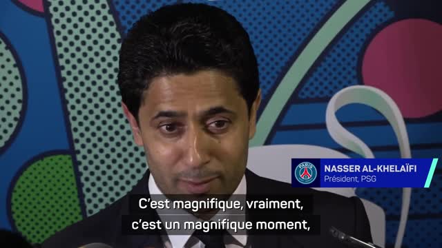PSG - al-Khelaïfi : “Un magnifique moment, historique pour le club, l’un des meilleurs depuis que je suis là”