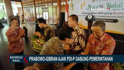 PDIP Diajak Gabung Pemerintahan, Gibran: Ada Pembicaraan