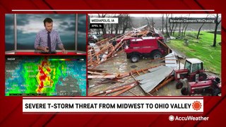 Damaging storms tear through the Midwest