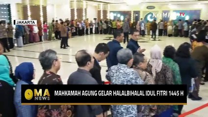 Mahkamah Agung Gelar Halalbihalal Idulfitri 1445 H  MA NEWS