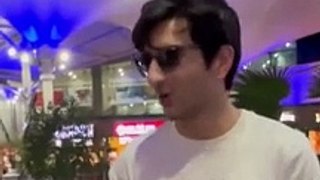 Ibrahim Ali Khan Spotted at the Airport