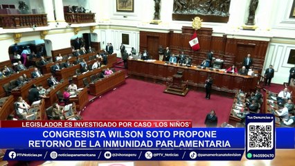 Comisión de Constitución suspendió debate sobre inmunidad parlamentaria