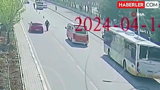 Karaman'da trafik polisinin dikkati olası kazayı önledi, Bakan Yerlikaya teşekkür etti