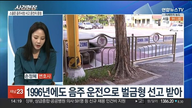 [뉴스현장] '스쿨존 음주사망사고' 운전자 2심도 징역 12년