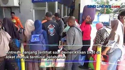 Ribuan Penumpang Masih Memadati Pelabuhan Parepare di H+7 Lebaran