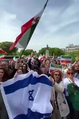 Israelis and Iranians came together in Paris and demonstrated a stunning show of togetherness by chanting "Woman, Life, Freedom.