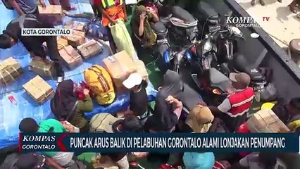 Puncak Arus Balik Di Pelabuhan Gorontalo Alami Lonjakan Penumpang