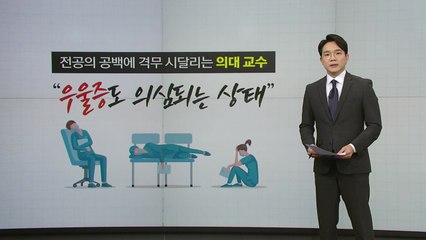 '격무' 서울의대 교수 89%, "우울증 의심"... 전공의 '조건부 복귀' 움직임 [앵커리포트] / YTN