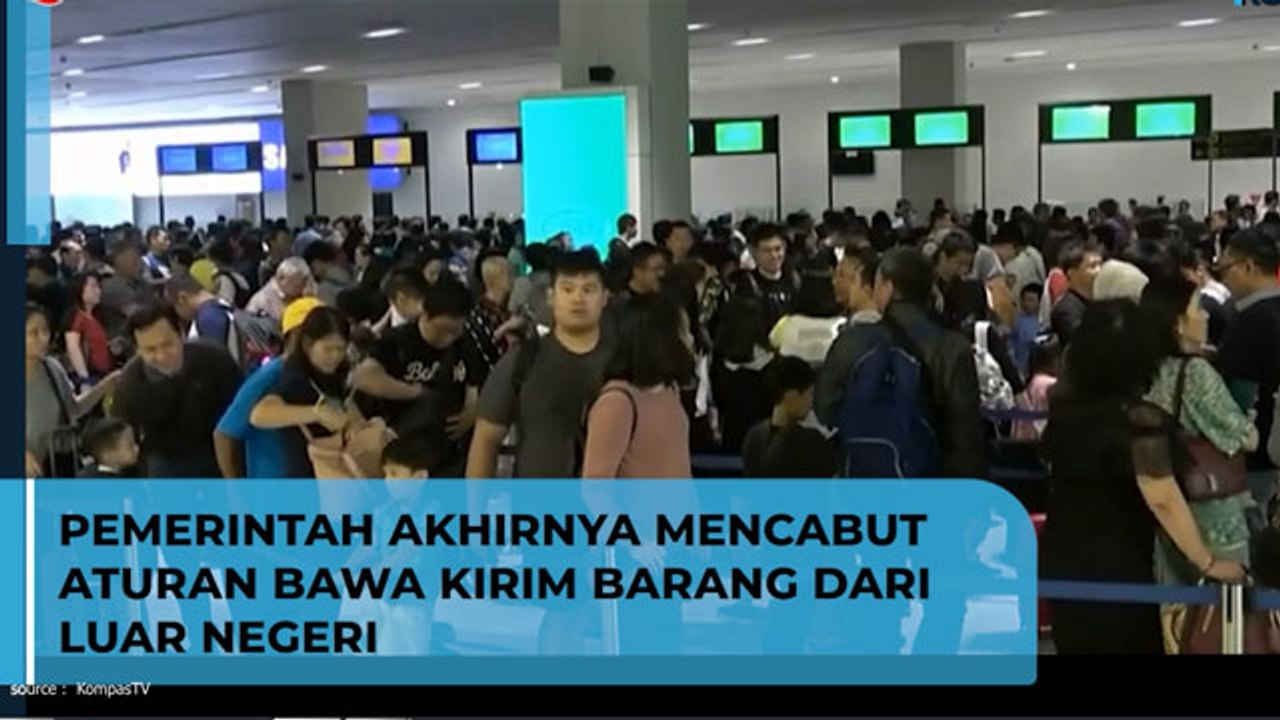Aturan Bawa Kirim Barang dari Luar Negeri Resmi Dicabut