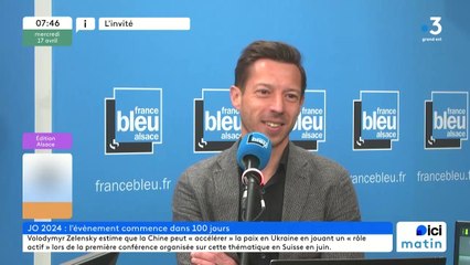 Olivier Drentel, responsable régional de la haute-performance, à 100 Jours des Jeux de Paris