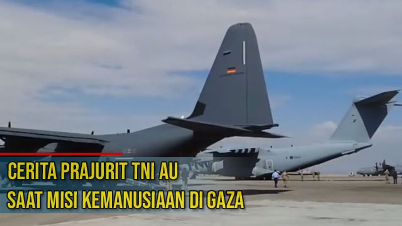 Cerita TNI AU Dalam Misi Kemanusiaan di Gaza Palestina
