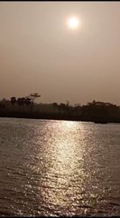 Beautiful view at sunset time