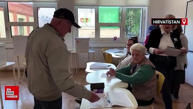 Hırvatistan'da halk genel seçim için sandık başında