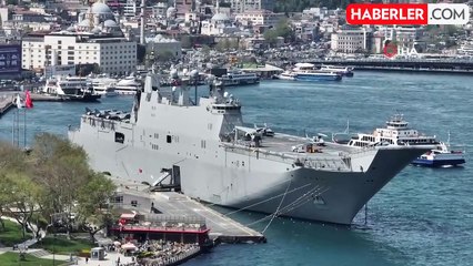 TCG Anadolu'ya benzeyen İspanya Hücum Gemisi böyle görüntülendi