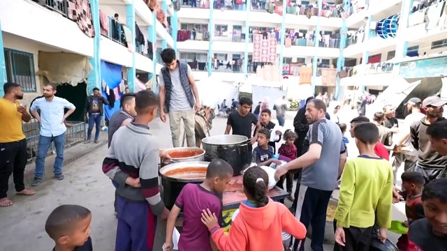 Charity Organization Provides Food for Palestinians