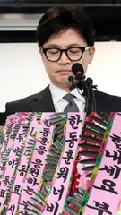 한동훈 응원 화환 행렬 계속…'LA·두바이 동료시민' 무슨 뜻