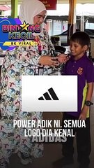 Power adik ni, semua logo dia kenal. Korang ada yang salah teka tak?  #bintangkecil #tekateki #tekatekichallenge