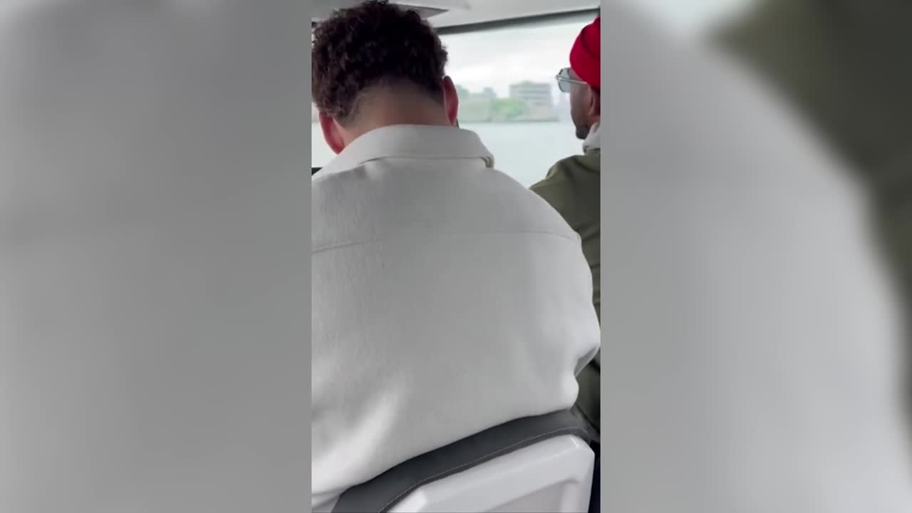 Watch: Klay Thompson lets Chris Paul drive boat
