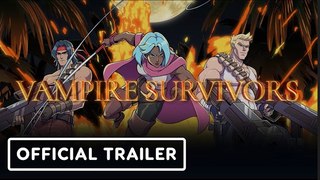 Vampire Survivors: Operation Guns | Contra & PS Announce Trailer