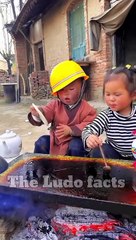 चीकू मटन Burger  Banaya  ~ the Ludo facts _ #shorts