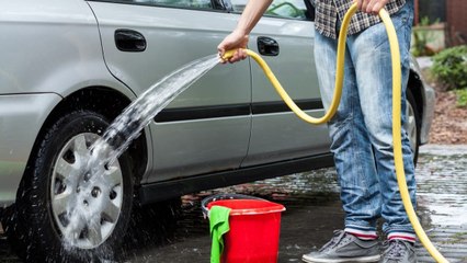 Si vous lavez votre voiture chez vous, vous risquez 450 euros d'amende