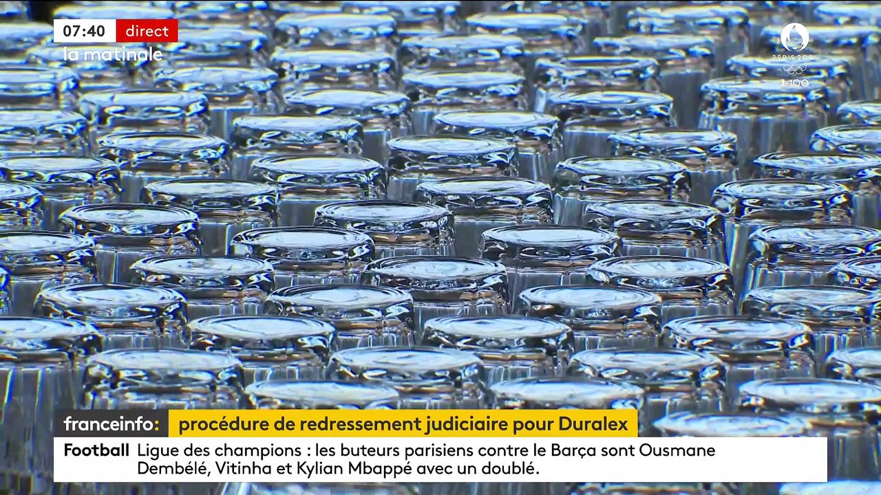Le verrier français Duralex, en difficulté depuis la crise énergétique de 2022, demande "l’ouverture d’une procédure de redressement judiciaire" auprès du tribunal de commerce d’Orléans - VIDEO