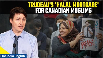 Download Video: Trudeau Tables 'Halal Mortgage’ for Canadian Muslims, Bans Foreigners from Buying Homes| Oneindia