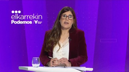 Alegato final de Elkarrekin Podemos en el debate de las elecciones del País Vasco