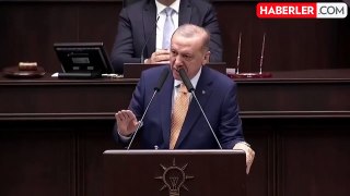 Cumhurbaşkanı Erdoğan'dan parti grubunu ayağa kaldıran sözler