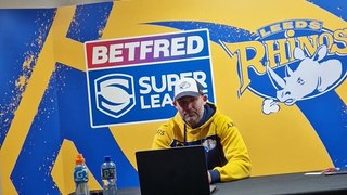 Leeds Rhinos coach Rohan Smith looks ahead to Friday's Super League visit of Huddersfield Giants